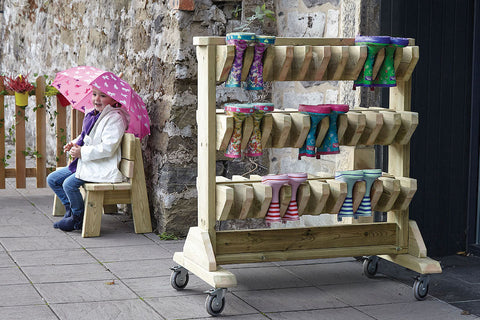 Double-sided Welly Storage