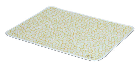 Beige Crackle Mat
