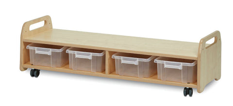 Low Easel Stand/Storage Trolley 4 Station
