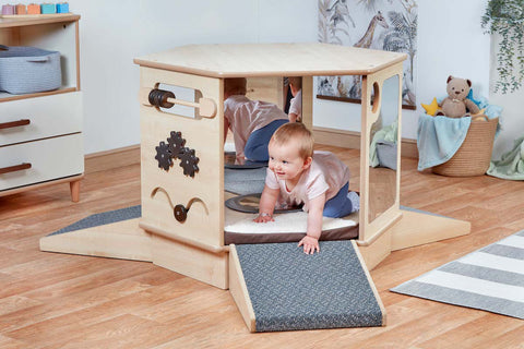 Magical Mirror Den with Ramps and Sensory Cushion