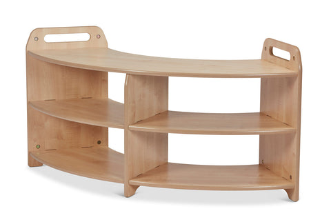 Tall 90º Open Sweep Shelving Unit