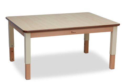 Small Rectangular Table Height Adjustable