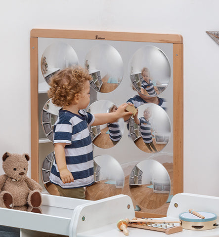 Sensory Wall Mirror - Domed