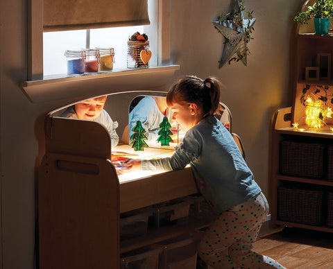 Light Box Trolley Plus Mirror Surround medium