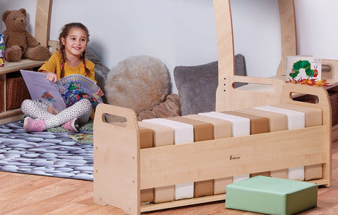 Soft Cushion Set and Storage Unit - Natural