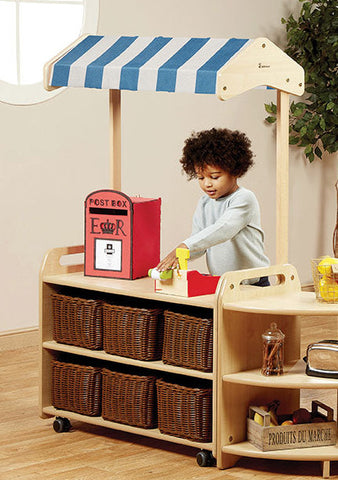 Mobile Tall Unit with Canopy Add-on