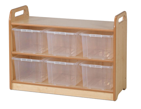 Shelf Unit with Display/Mirror Back