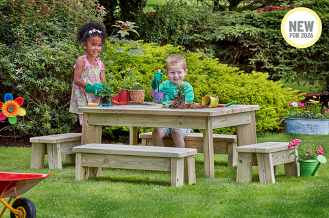 Medium Table & Bench Set