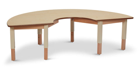 Semi Circle Table Height Adjustable