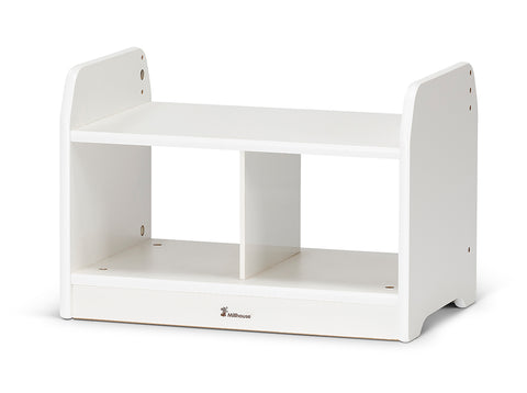 White Compact Low Storage Unit