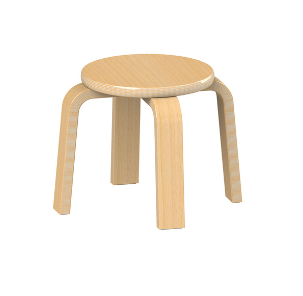 Wooden Stacking Stool  - Pack of 4